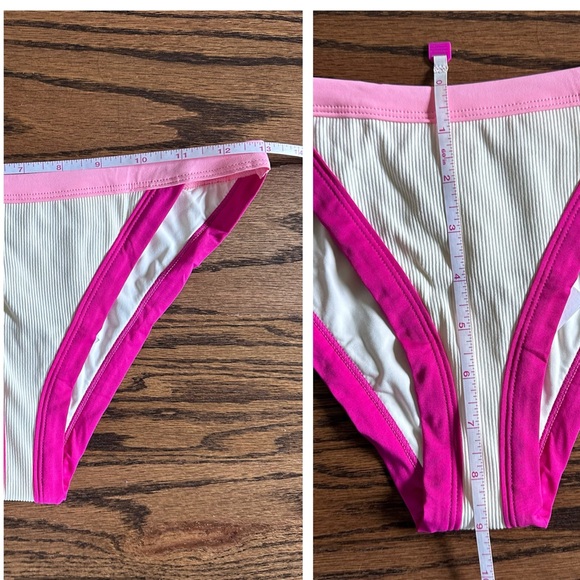 L*Space Ribbed Cream & Pink Bikini Set, NWT - Picture 16 of 16
